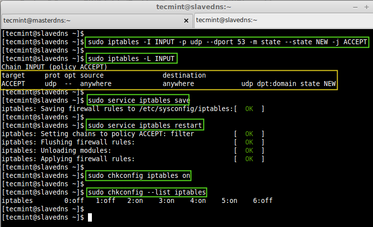 Input accept. DNS порт. Iptables-save. Configure Master slave DNS Server Linux. Iptables check opened Ports.