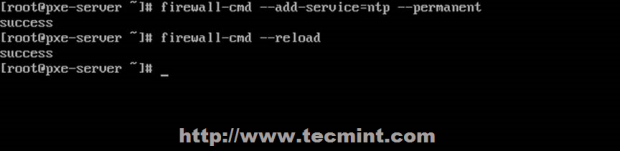 Otwórz Port NTP w firewallu