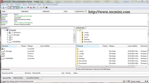 Proftpd Secure Directory Listing