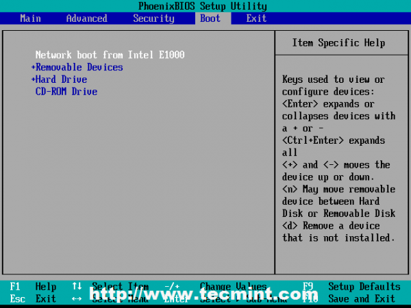 Select BIOS Settings