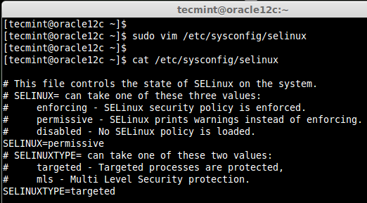 Set SeLinux Mode