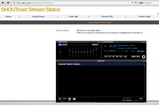 Streaming Radio Station in Linux