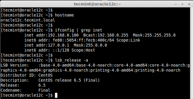 Verify System Details