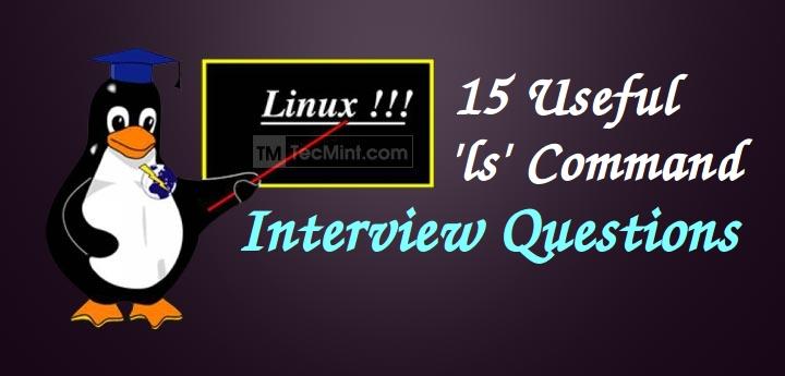 ls Command Interview Questions