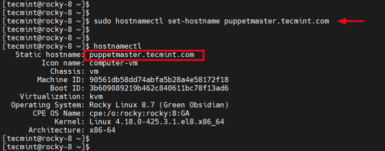 How to Install Puppet Master and Slave in RHEL-Based Systems