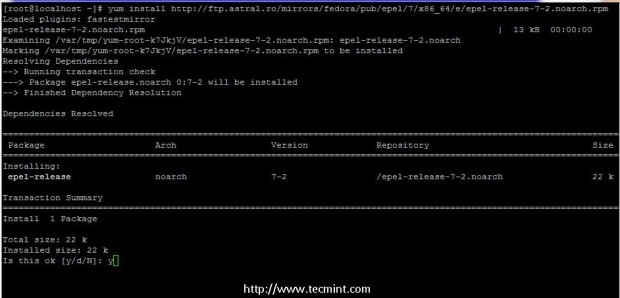 Install Epel Repository in CentOS 7