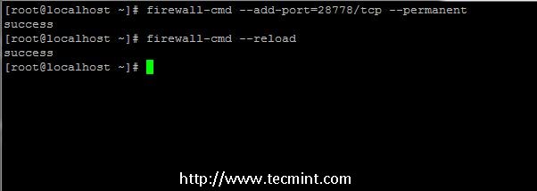 Open Log.io Port on Firewall