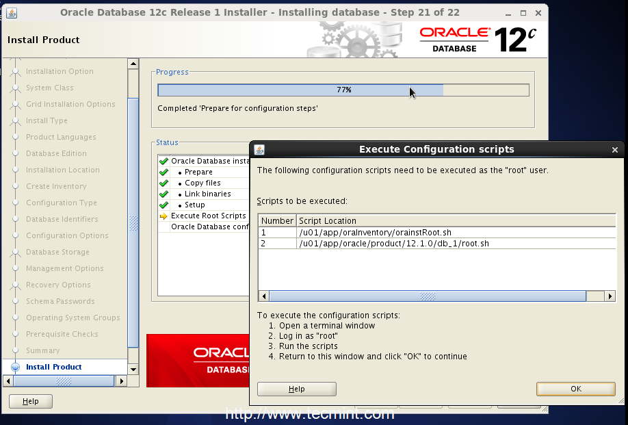Oracle 12c. Oracle Linux. Centos 6.5. Portainer install Oracle Linux. Configuration script
