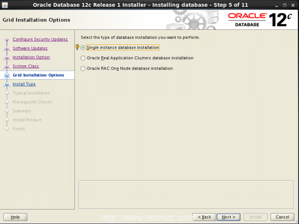 Single Instance Database