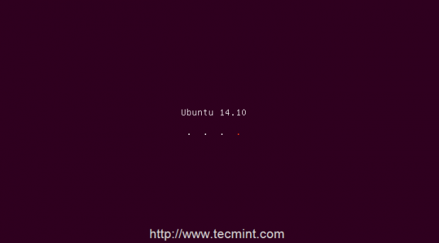 Welcome Screen of Ubuntu-14.10