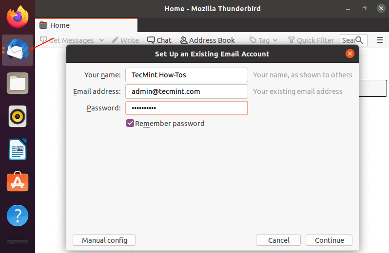 Set Up Mail Client in Ubuntu