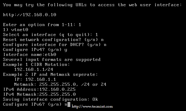 Configure FreeNAS Network