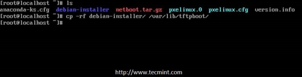 Copy Debain 7 Netboot to FTP