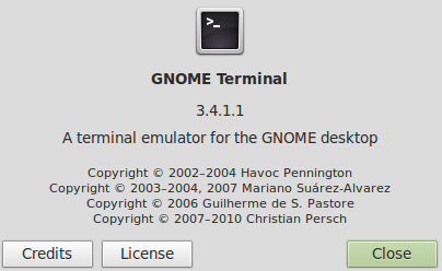  Terminal Gnome 