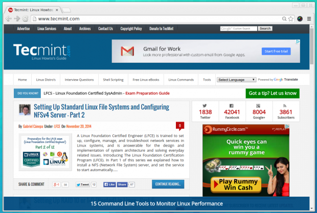 Install Google Chrome in Ubuntu