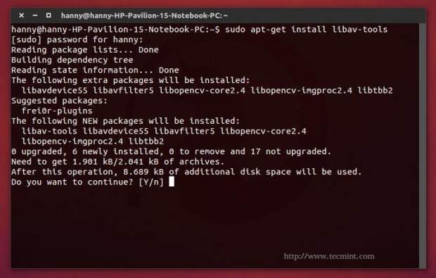 Install Avconv in Ubuntu