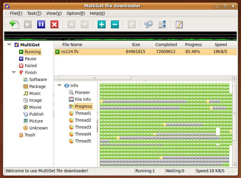 Multiget File Download Manager