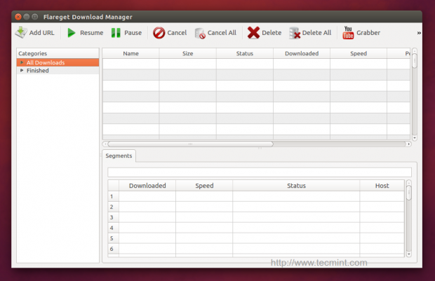 Installieren Sie FlareGet in Ubuntu