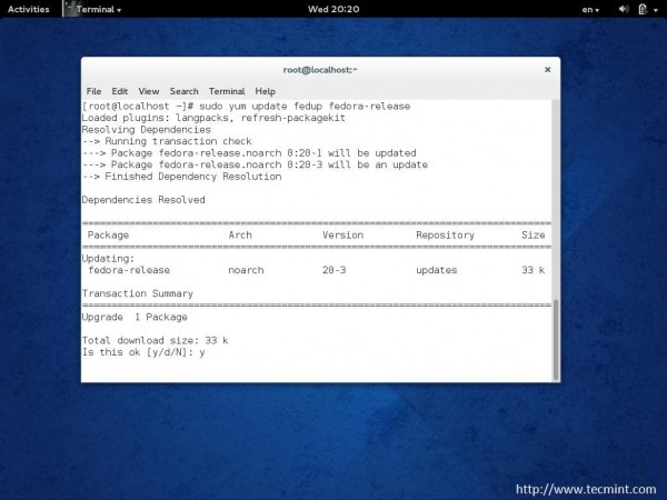 Check Fedora Release