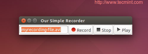 Create Desktop Recorder