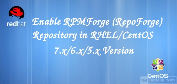 Install RPMForge Repository in Centos