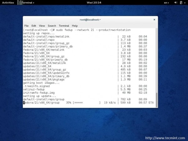 Fedora Upgrade Process
