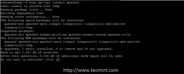 Install Apache in Ubuntu 14.10