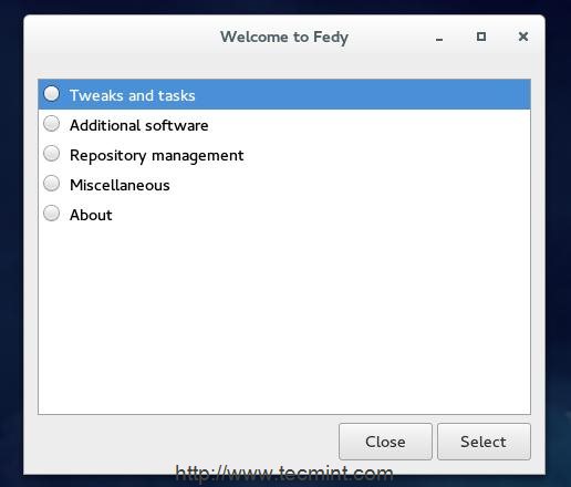Install Fedy in Fedora