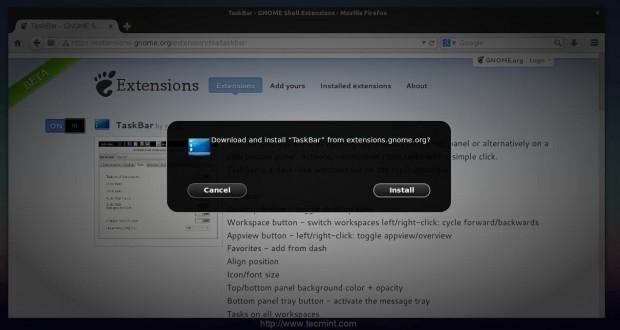 Install Gnome Extensions