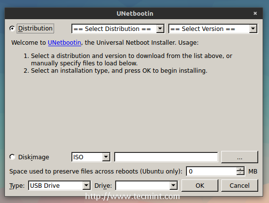 Install Linux from USB