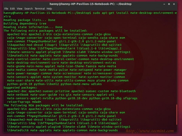 Install Mate Desktop in Ubuntu