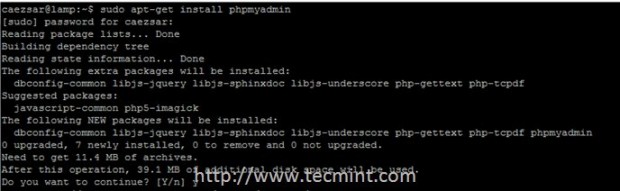 Install PhpMyAdmin in Ubuntu 14.10