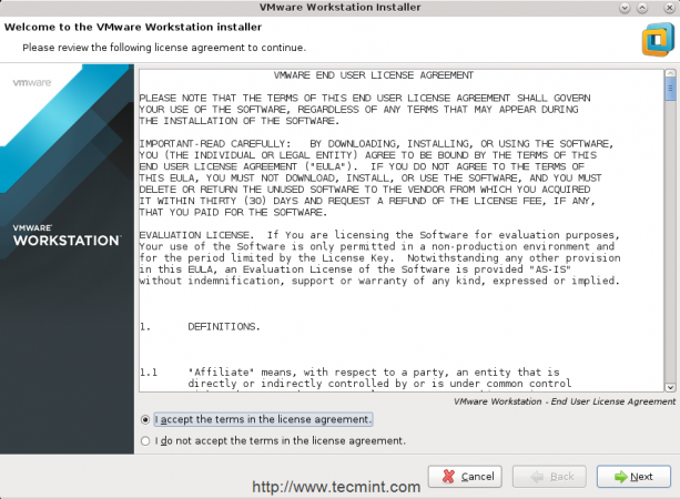 Install VMWare Workstation 12