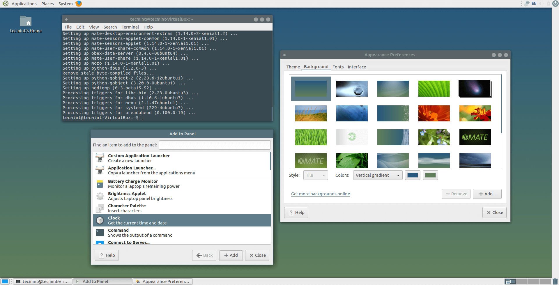  Mate Desktop in Ubuntu 16.04