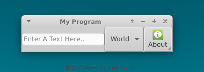 My Program Window