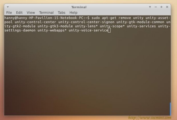 Remove Unity in Ubuntu 14.10