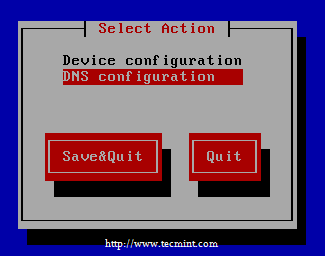 Select DNS Configuration