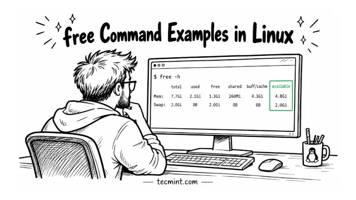 free Command Examples in Linux