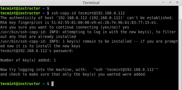 Copy SSH Key Remote Server