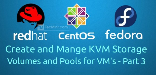 Create KVM Stroage Volumes and Pools