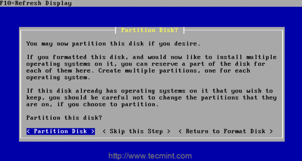 Disk Partitioning