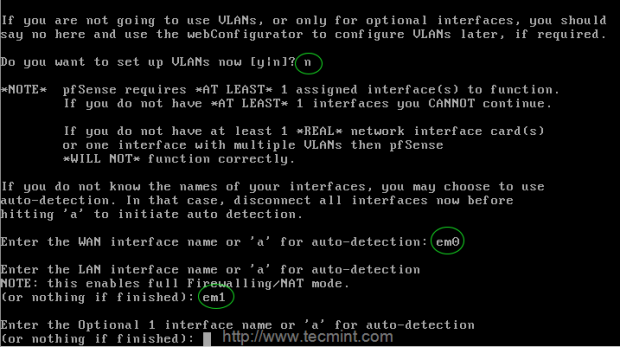 Enable Network Interfaces