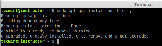 Install Ansible in Ubuntu