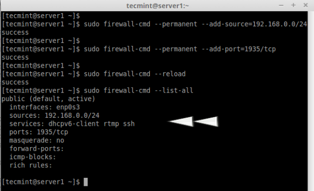 firewalld centos 7