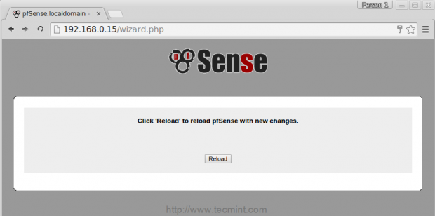 Reload pfSense Changes