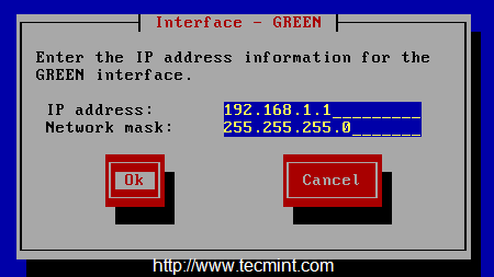 Set IP Address For Green