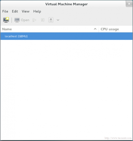 Start Virtual Manager Window