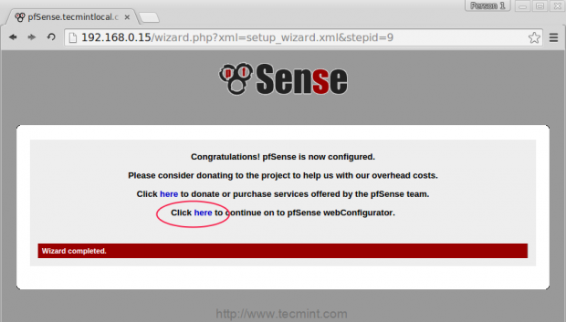 pfSense Configured