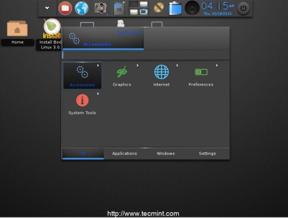 Applications Window