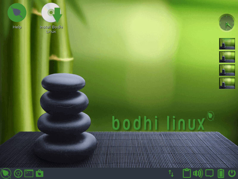 Escritorio Bodhi Linux